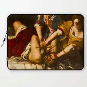 HALLOWEEN SALE “Judith Slaying Holofernes” Painting Printed Padded Laptop Sleeve